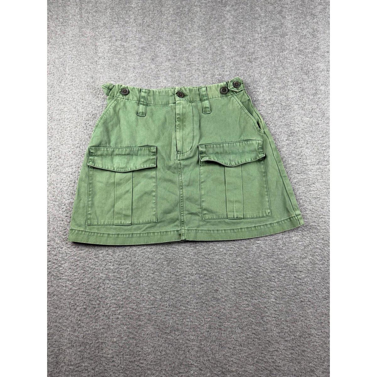 Universal Threads Green Cargo Pocket Mini Skirt Size 2